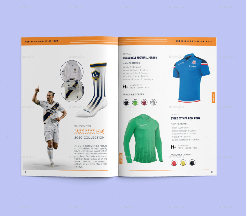 Sports Catalog Brochure design